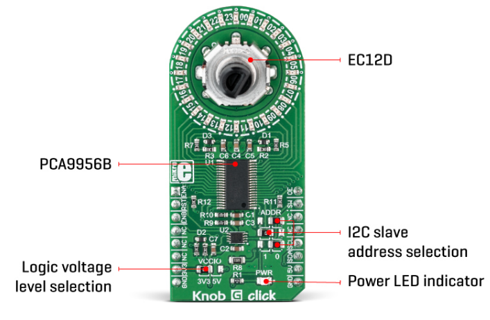 Mikroe MIKROE-3299 Knob G Click
